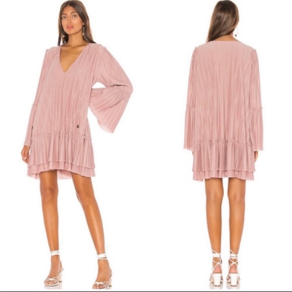 Free People |  Pink Clay Can't Help It Mini Dress
Size S